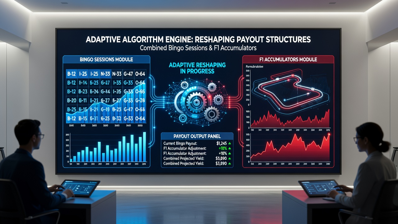 Cross-platform interfaces die bingo en Formule 1 accumulator uitbetalingen synchroniseren