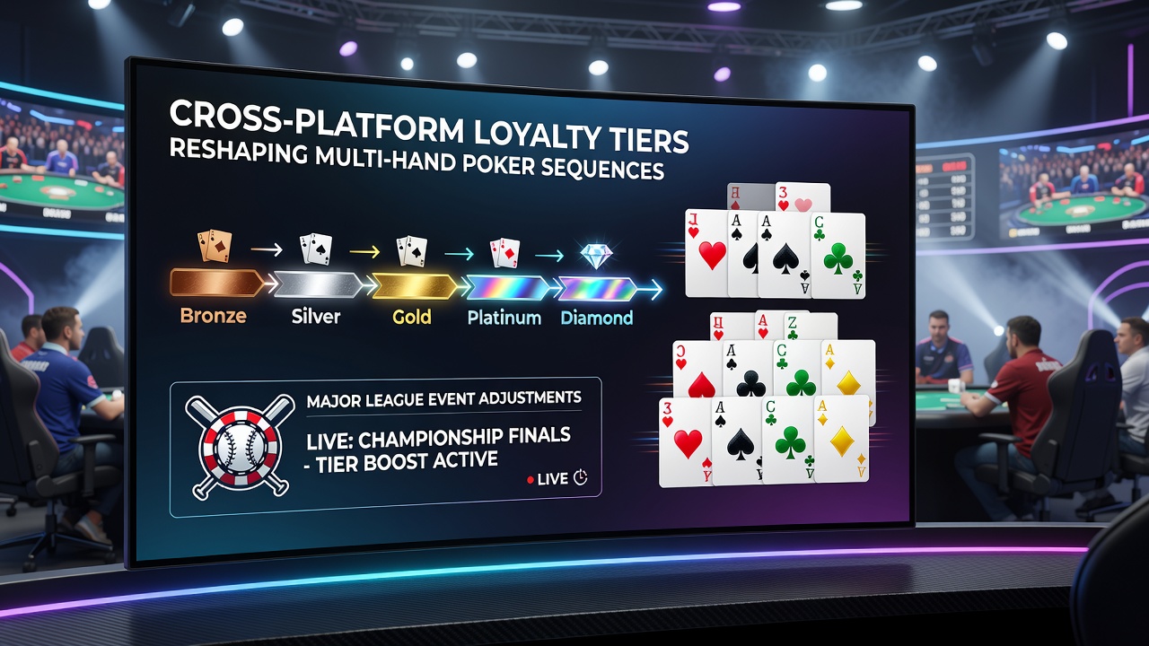 Diagram van digitale wallet integratie met poker en sportevenementen