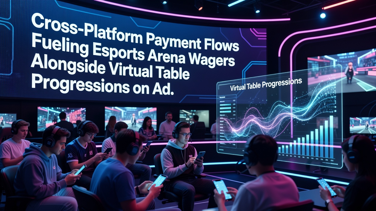 Virtuele tafelprogressies gesynchroniseerd met esports inzetten via adaptieve devices