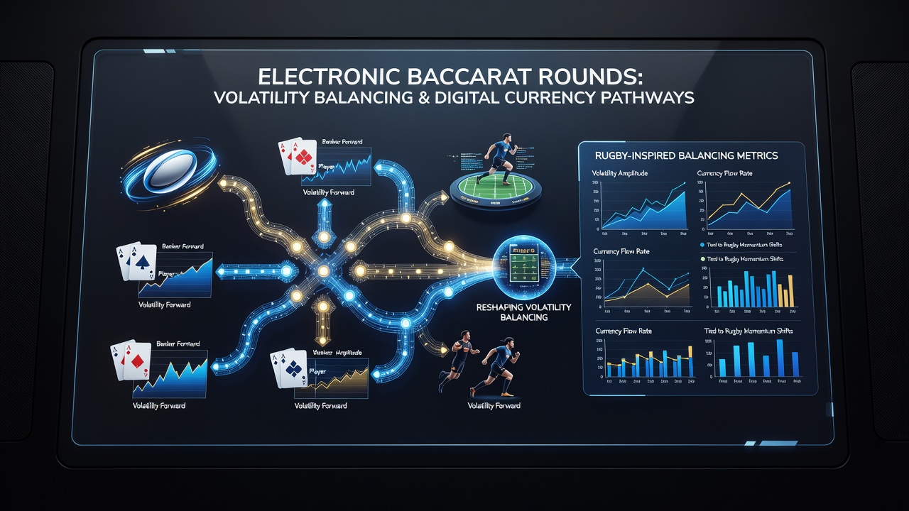 Handheld interfaces die baccarat en rugby data synchroniseren