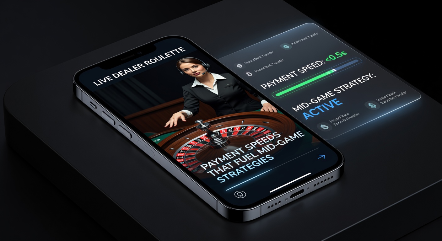 Vergelijking van betaalmethoden op mobiel met tijdlijnen voor deposits en withdrawals tijdens een live roulette sessie