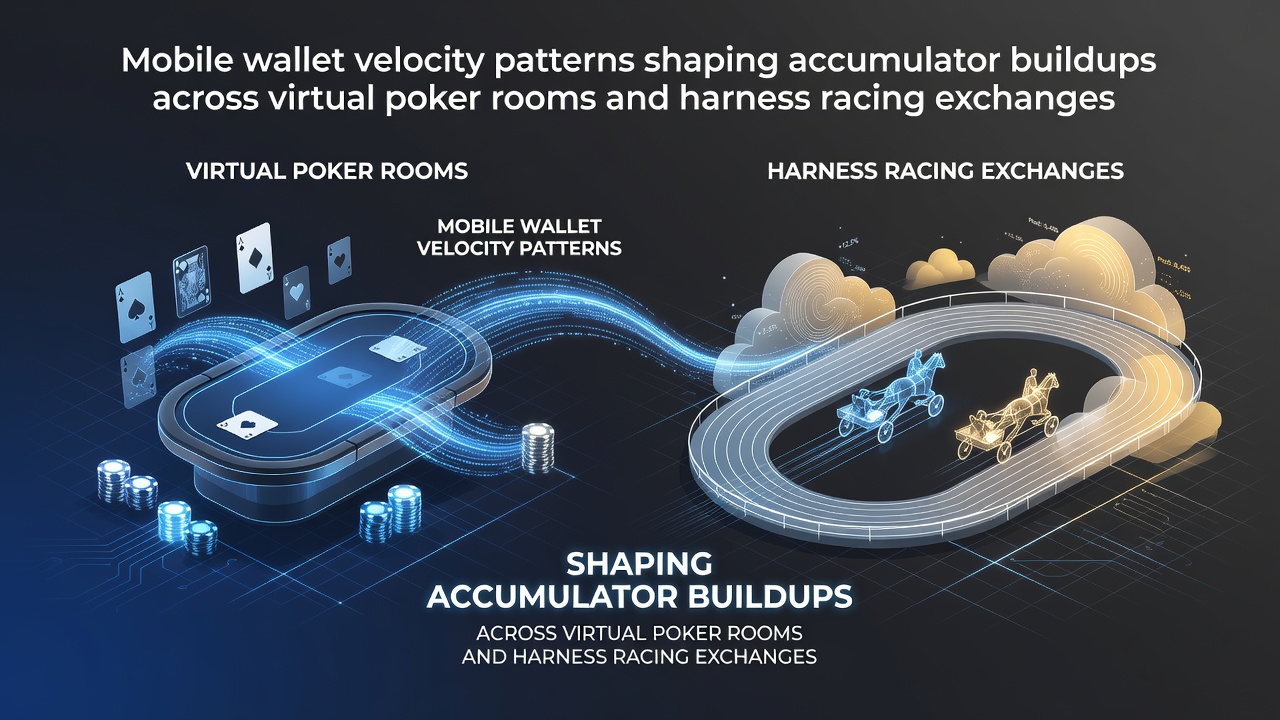 Mobiele wallet transacties versnellen accumulatorpatronen in virtuele poker en drafweddenschappen