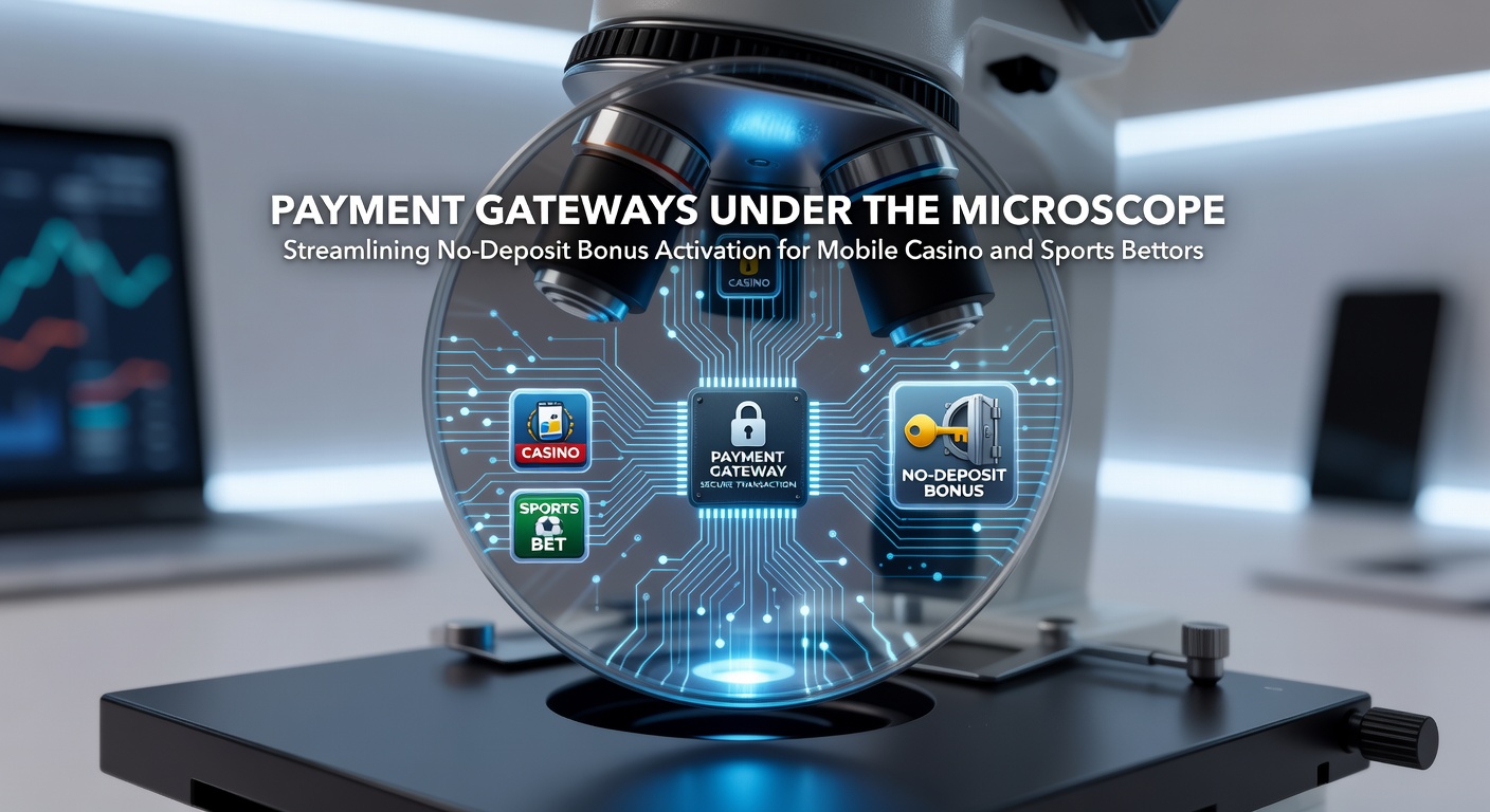 Overzicht van mobiele betaalpoorten die no-deposit bonussen activeren voor casino- en sportweddenschappen